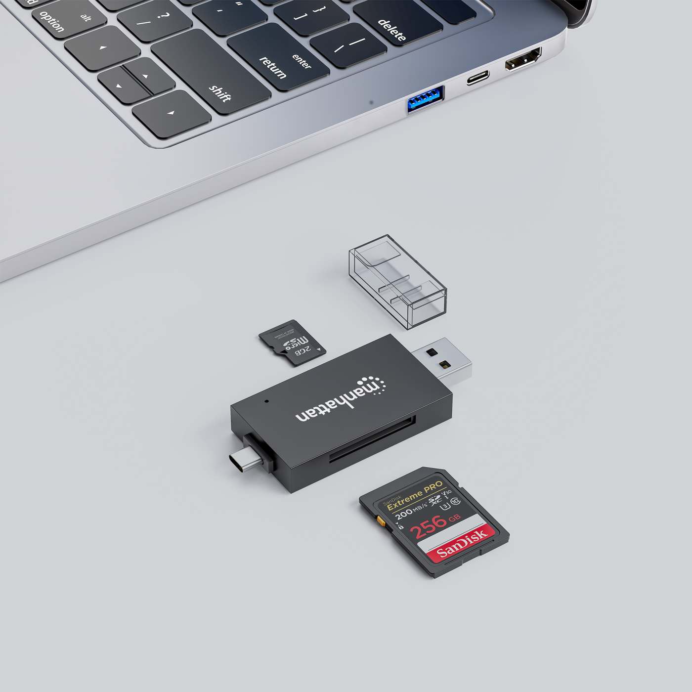 USB 3.0 Typ-C / Typ-A Kombo-Kartenlesegerät / Multi-Card Reader / Writer Image 5