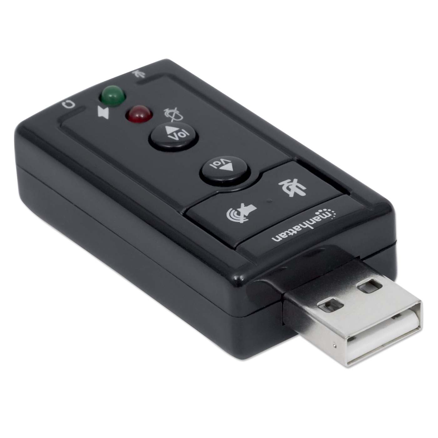 USB-A auf 3,5 mm Klinke Audioadapter mit Lautstärkeregelung Image 3