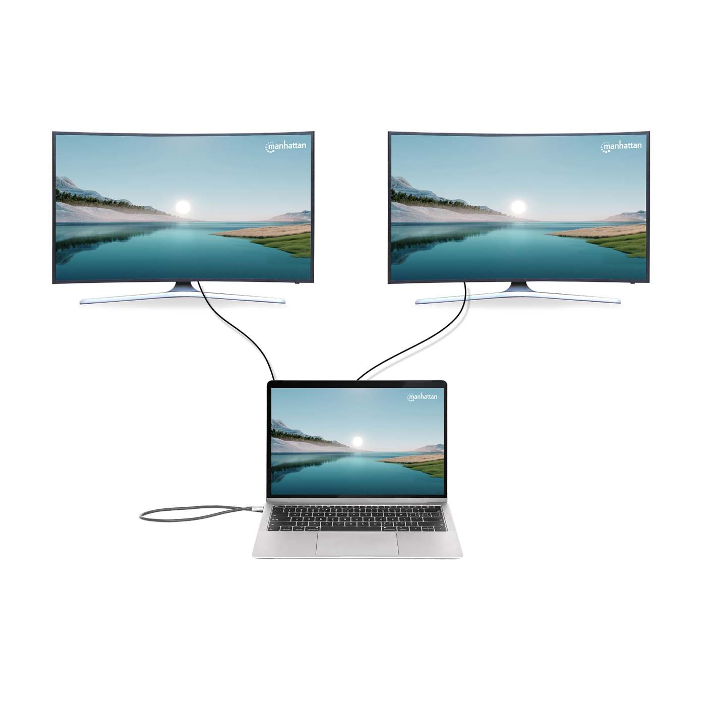 USB-C PD 10-in-1 Dual HDMI-Monitor 4K Dockingstation / Multiport-Hub Image 10