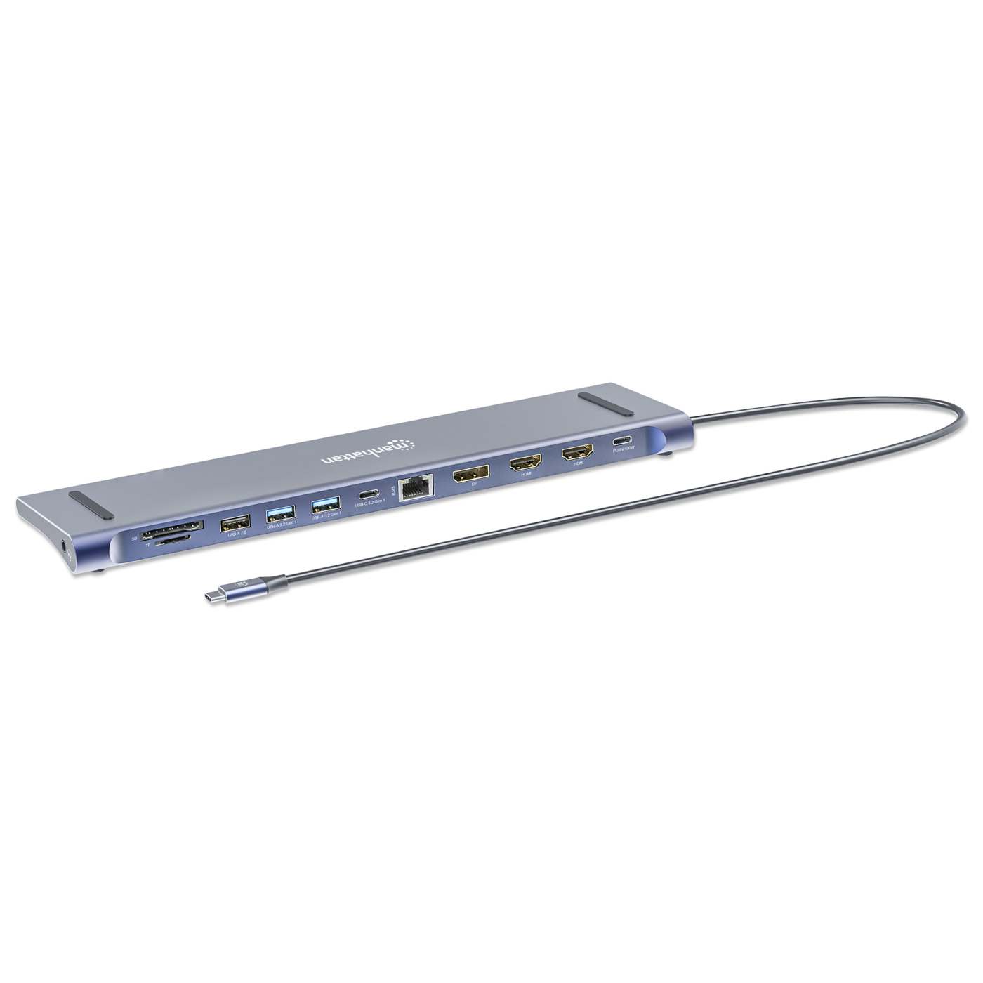 USB-C PD 12-in-1 4K Dockingstation / Multiport-Hub für drei Monitore Image 11