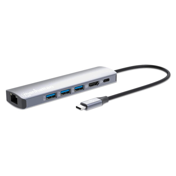USB-C PD 6-in-1 4K Dockingstation / Multiport-Hub Image 1
