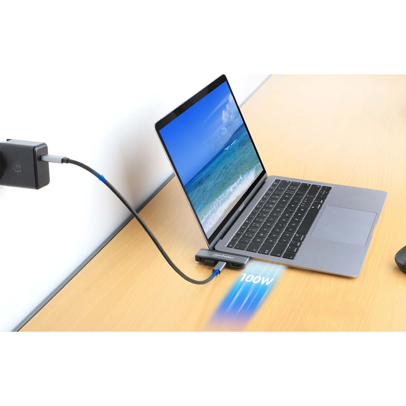 USB-C PD auf HDMI 4-in-1 Mobile Dockingstation für Laptop und Tablet  Image 9