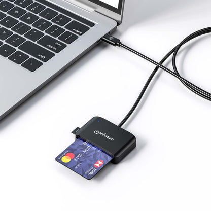 USB-C Chipkartenleser / Smartcard-Lesegerät mit microSD-Slot Image 7