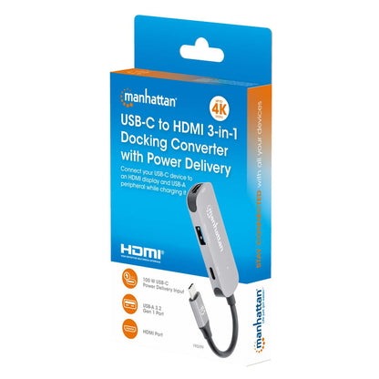 USB-C auf HDMI 3-in-1 Docking-Konverter mit Power Delivery Packaging Image 2