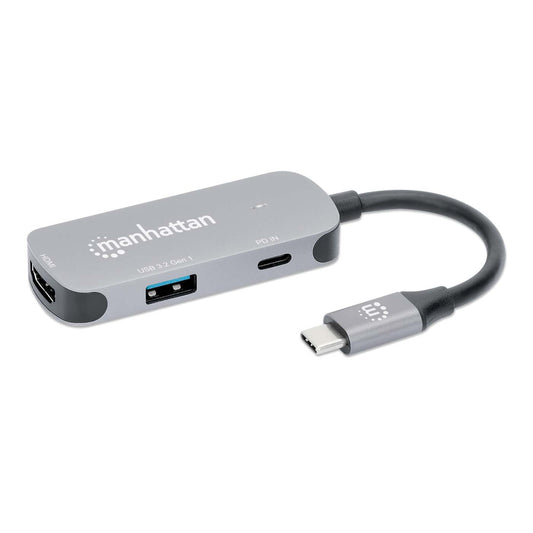 USB-C auf HDMI (4K@30Hz) 3-in-1 Docking-Konverter mit Power Delivery Image 1