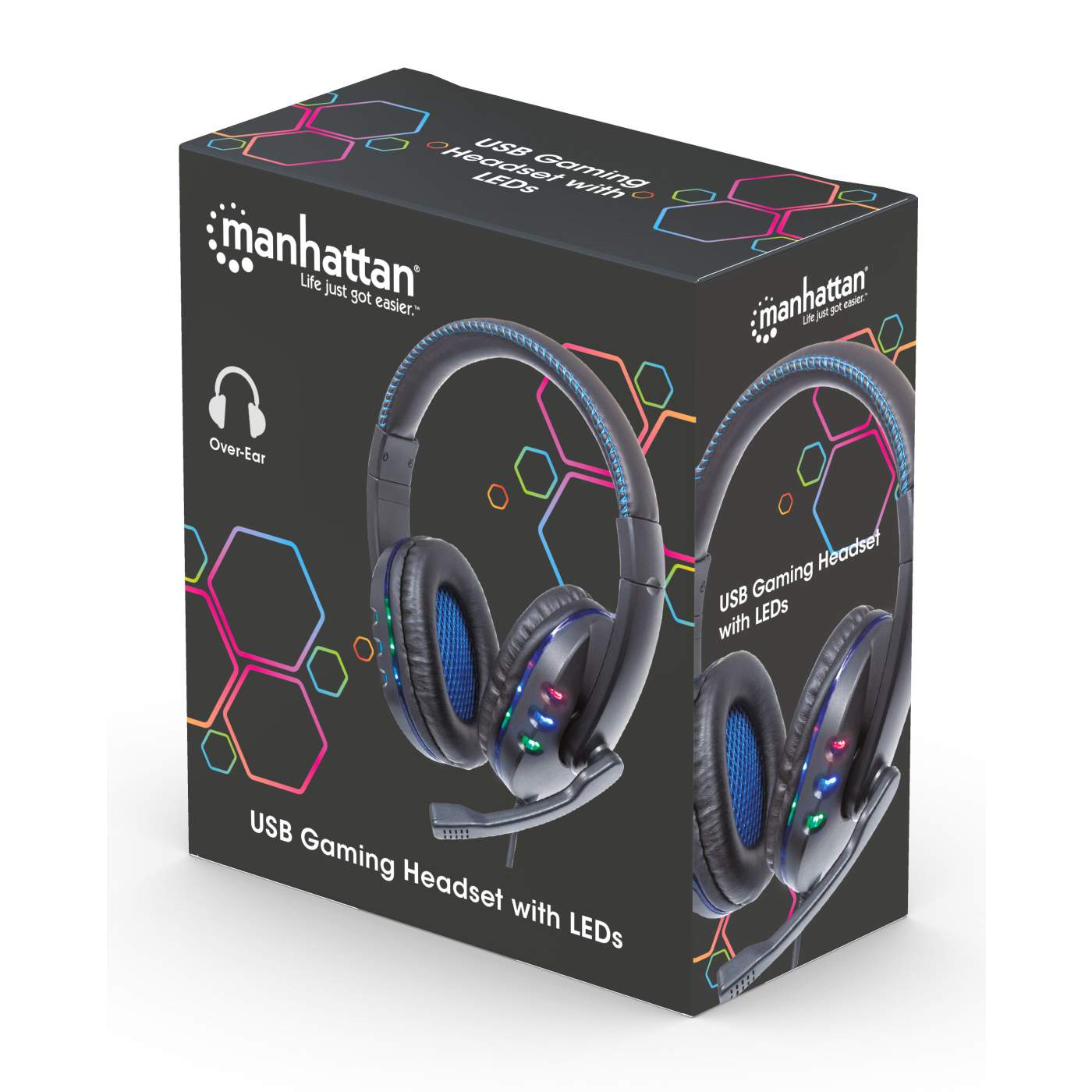 USB-Gaming-Headset mit LEDs Packaging Image 2