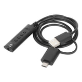 2-in-1 Audioadapterkabel USB-C & USB-A auf Aux / 3,5 mm Klinke Image 6