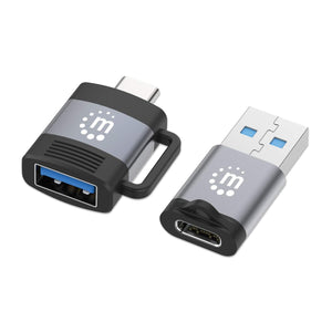 2-teiliges Set: USB-C auf USB-A-Adapter & USB-A auf USB-C-Adapter Image 1