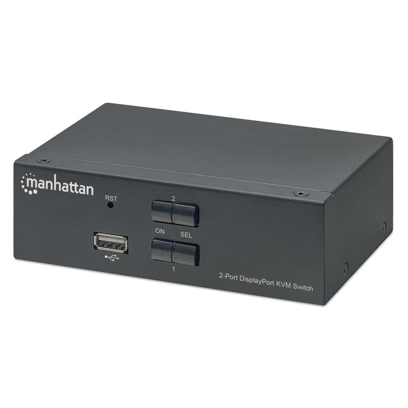 Manhattan 4ポート コンパクト KVM Switch USB & ケーブルs & オーディオ 対応 151269 Manhattan 4ポート コンパクト KVM Switch USB \u0026 ケーブルs