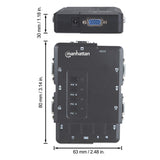 4-Port Kompakt-KVM-Switch mit Audio Image 11