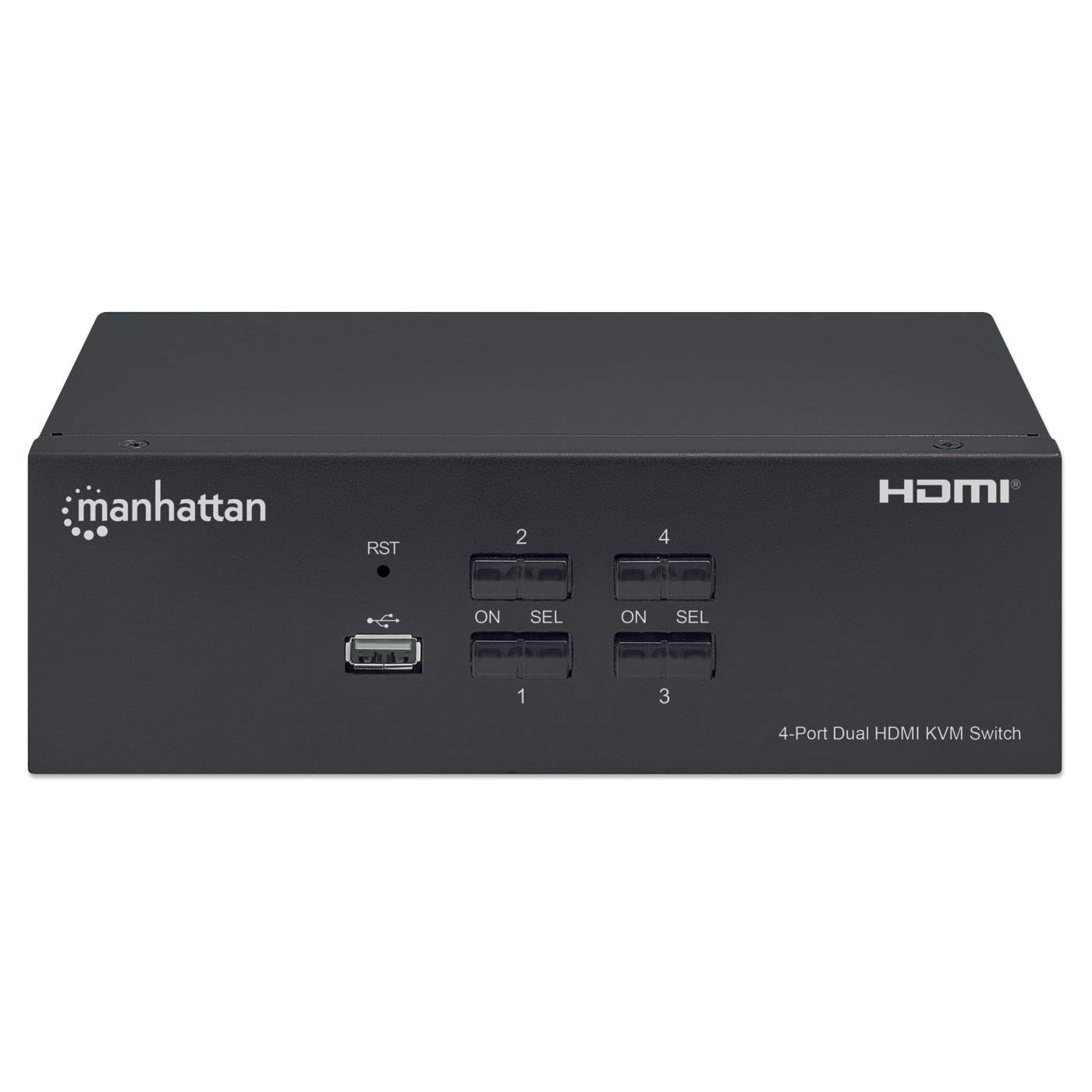 4-Port Dual-Monitor HDMI KVM-Switch Image 4