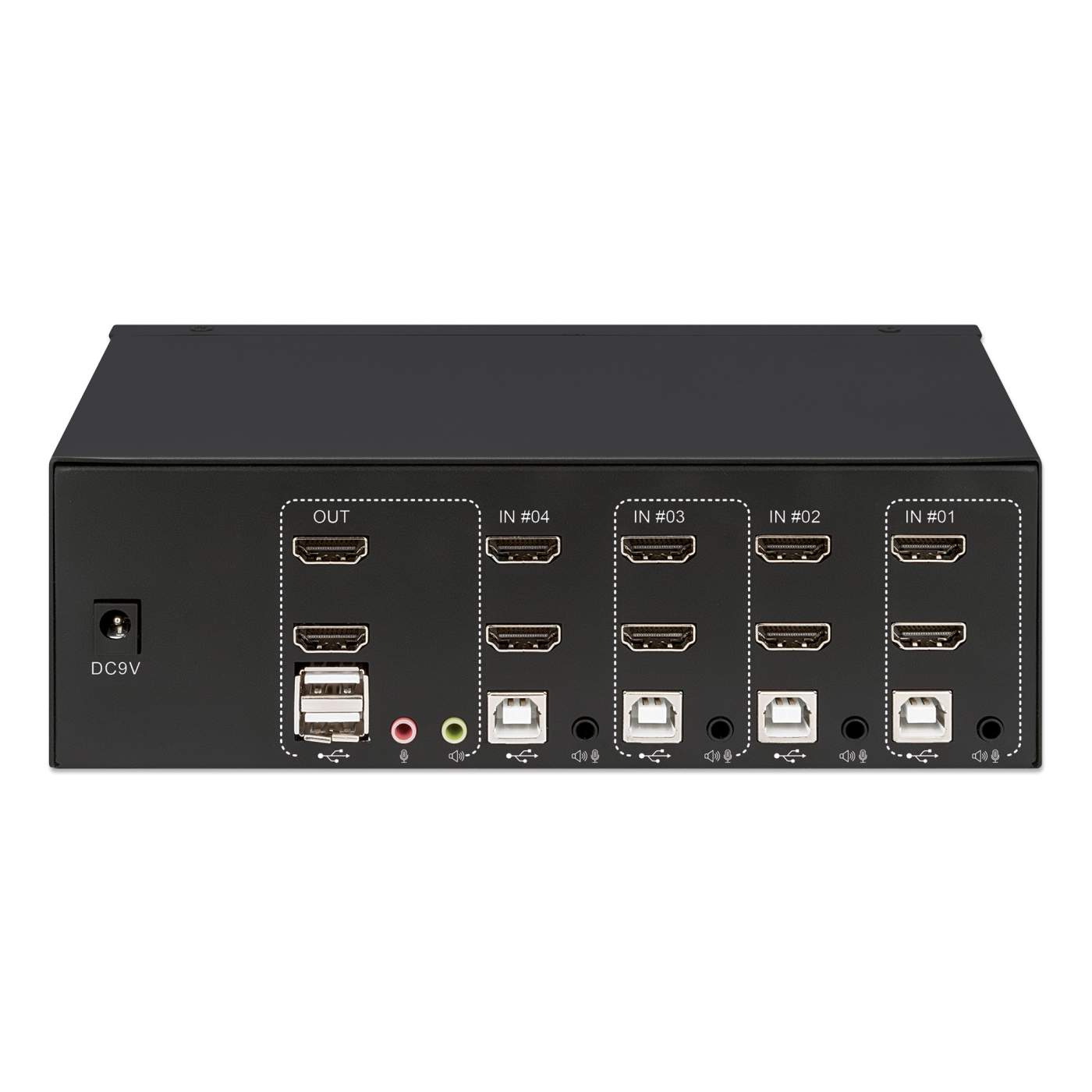 4-Port Dual-Monitor HDMI KVM-Switch Image 7