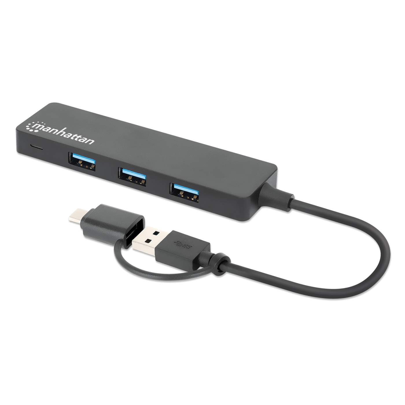 4-Port USB 3.0 Typ-C / Typ-A Kombo-Hub Image 1