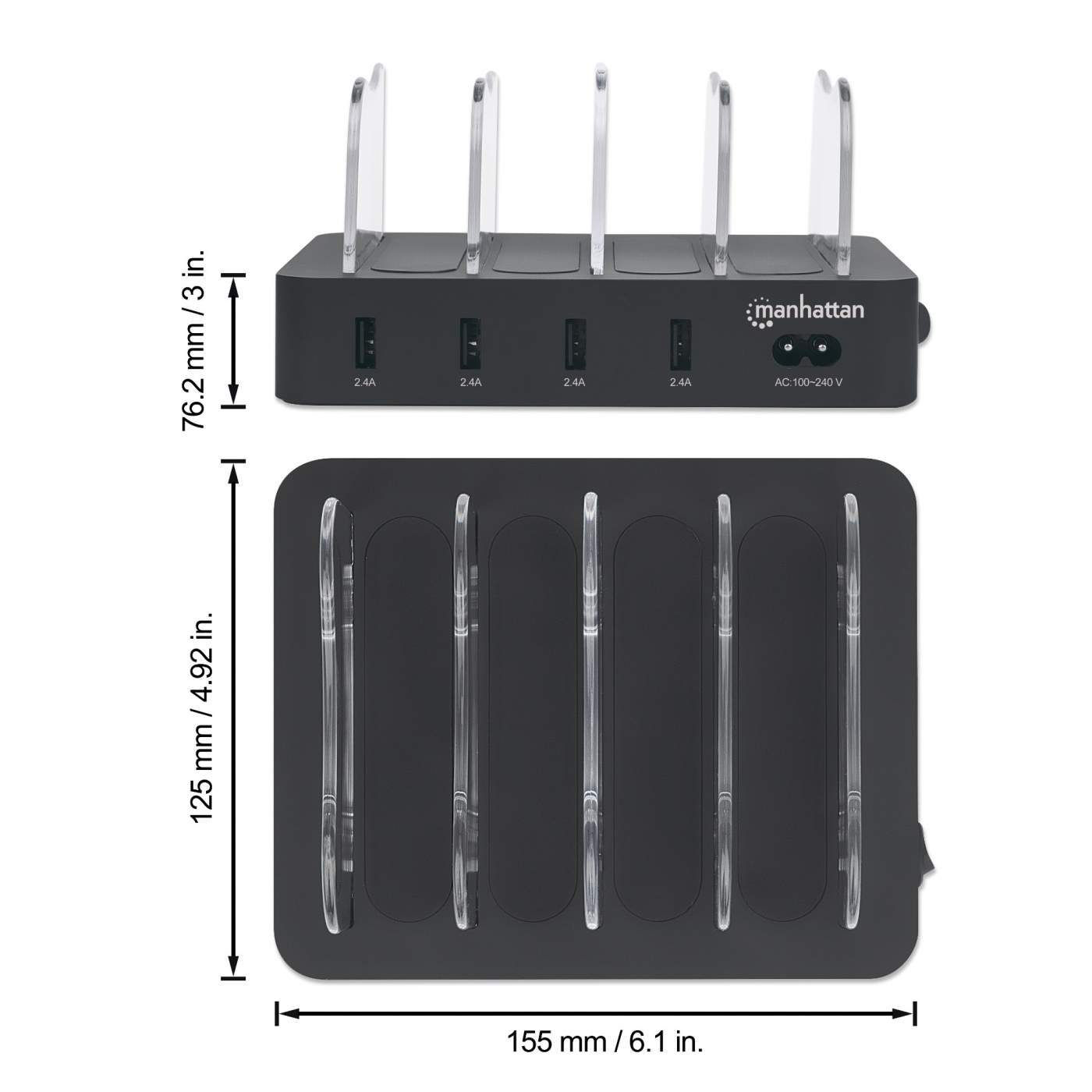 4-Port USB-Ladestation Image 5