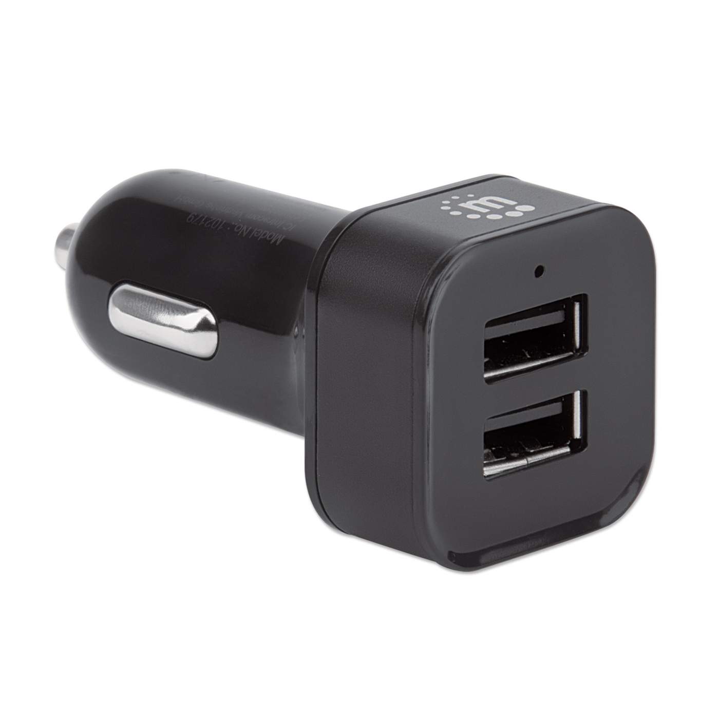 IWH USB Ladeadapter mit 2 USB Ports mit Ladeanzeige für Autos 12