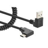 Spiralkabel USB-A auf USB-C Ladekabel Image 3