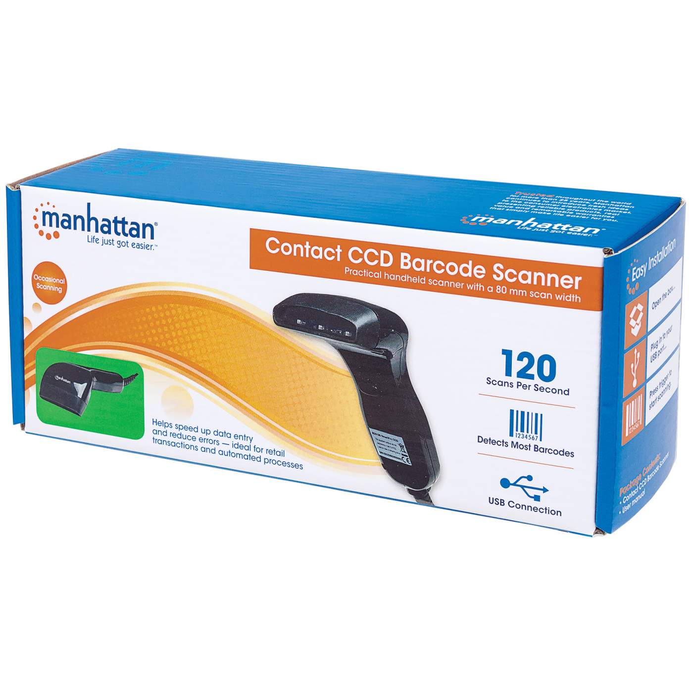 CCD Kontakt-Barcodescanner Packaging Image 2