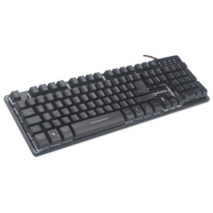 USB-Gaming-Tastatur mit LEDs und Metallunterseite Image 3