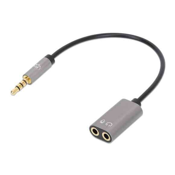 Headset-Adapterkabel mit Aux Y-Audiosplitter Image 1