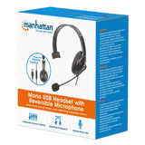 Mono USB-Headset mit beidseitig verwendbarem Mikrofon Packaging Image 2