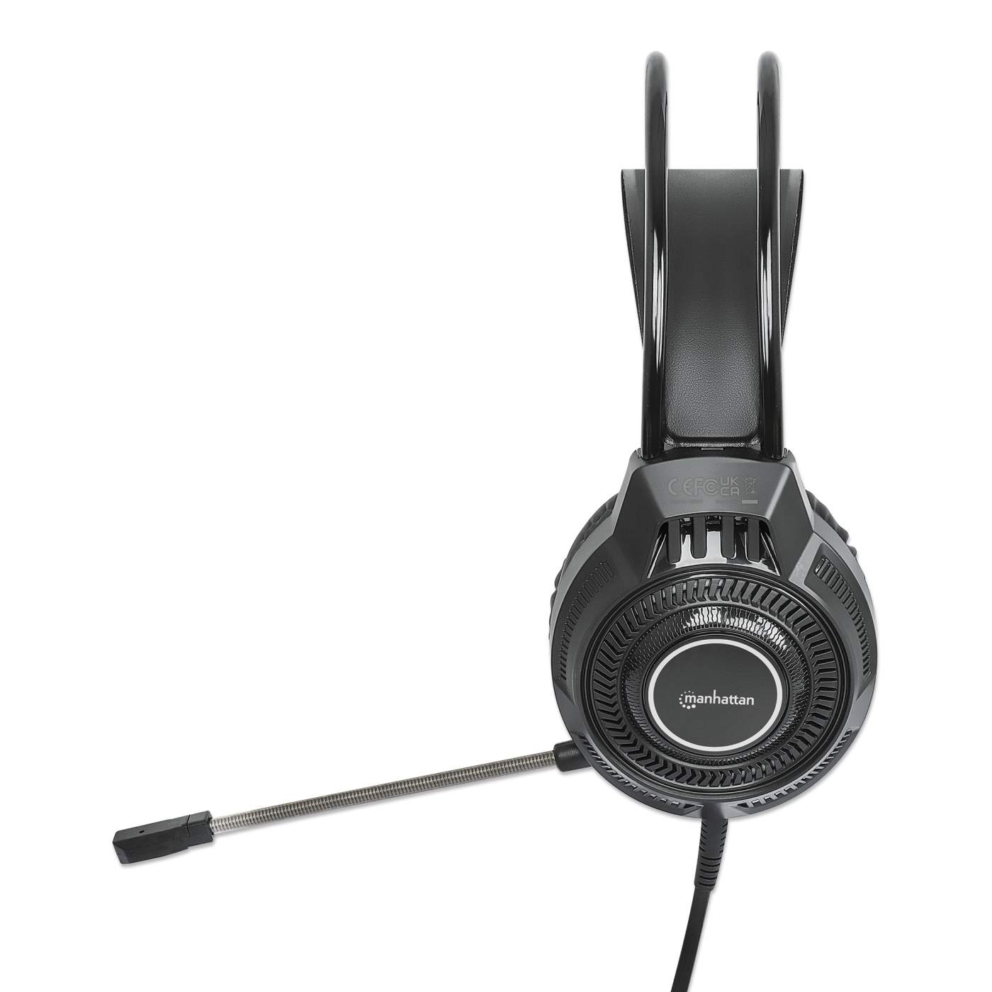Manhattan RGB LED Over-Ear USB Gaming-Headset (180696)
