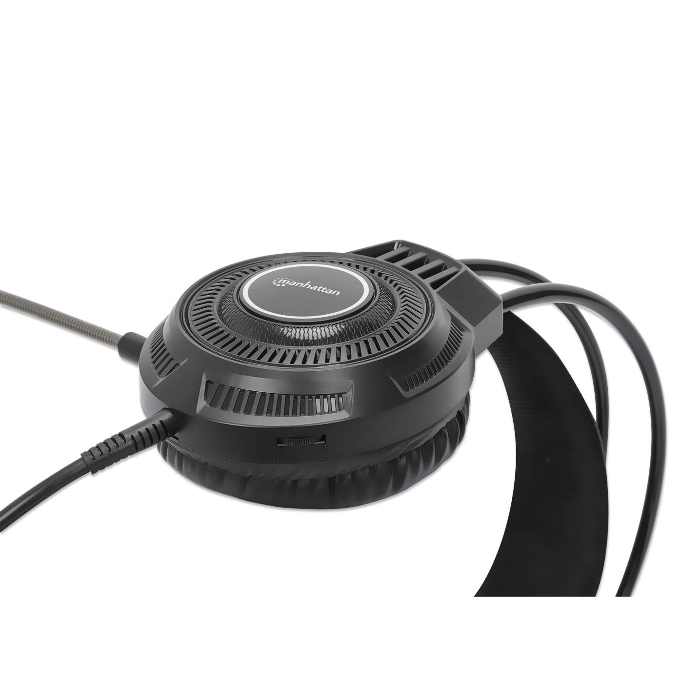 Manhattan RGB LED Over-Ear USB Gaming-Headset (180696)
