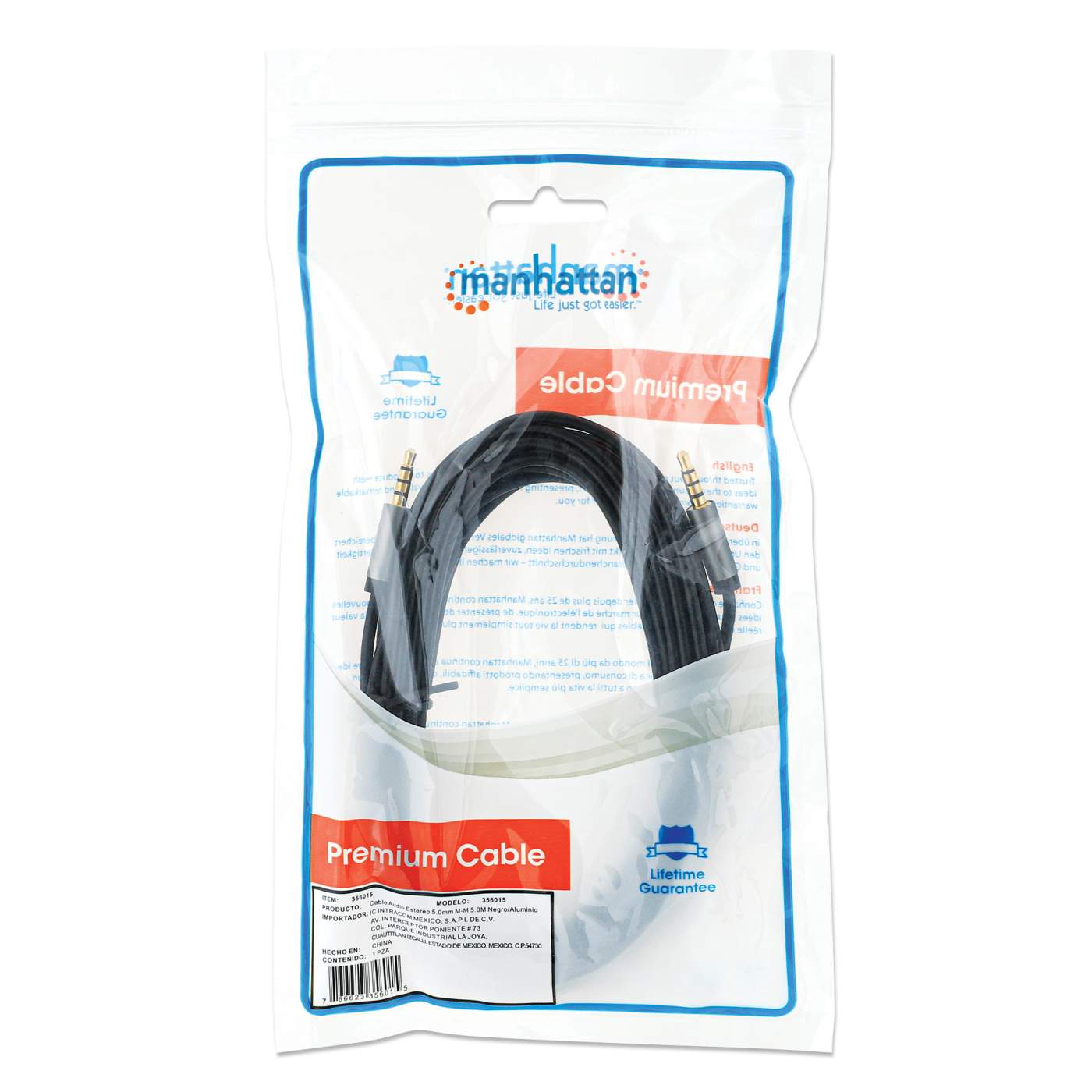 Audiokabel Aux / 3,5 mm Klinke Packaging Image 2