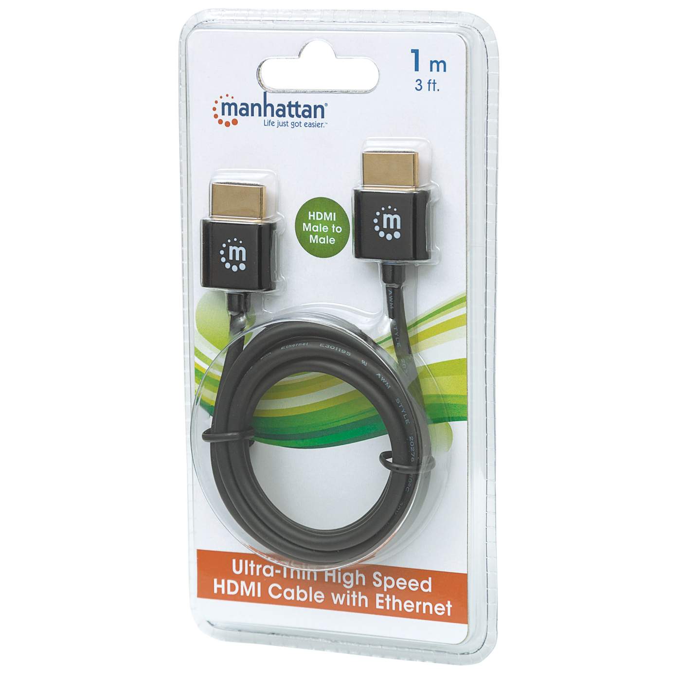 Superdünnes High Speed HDMI-Kabel mit Ethernet-Kanal Packaging Image 2