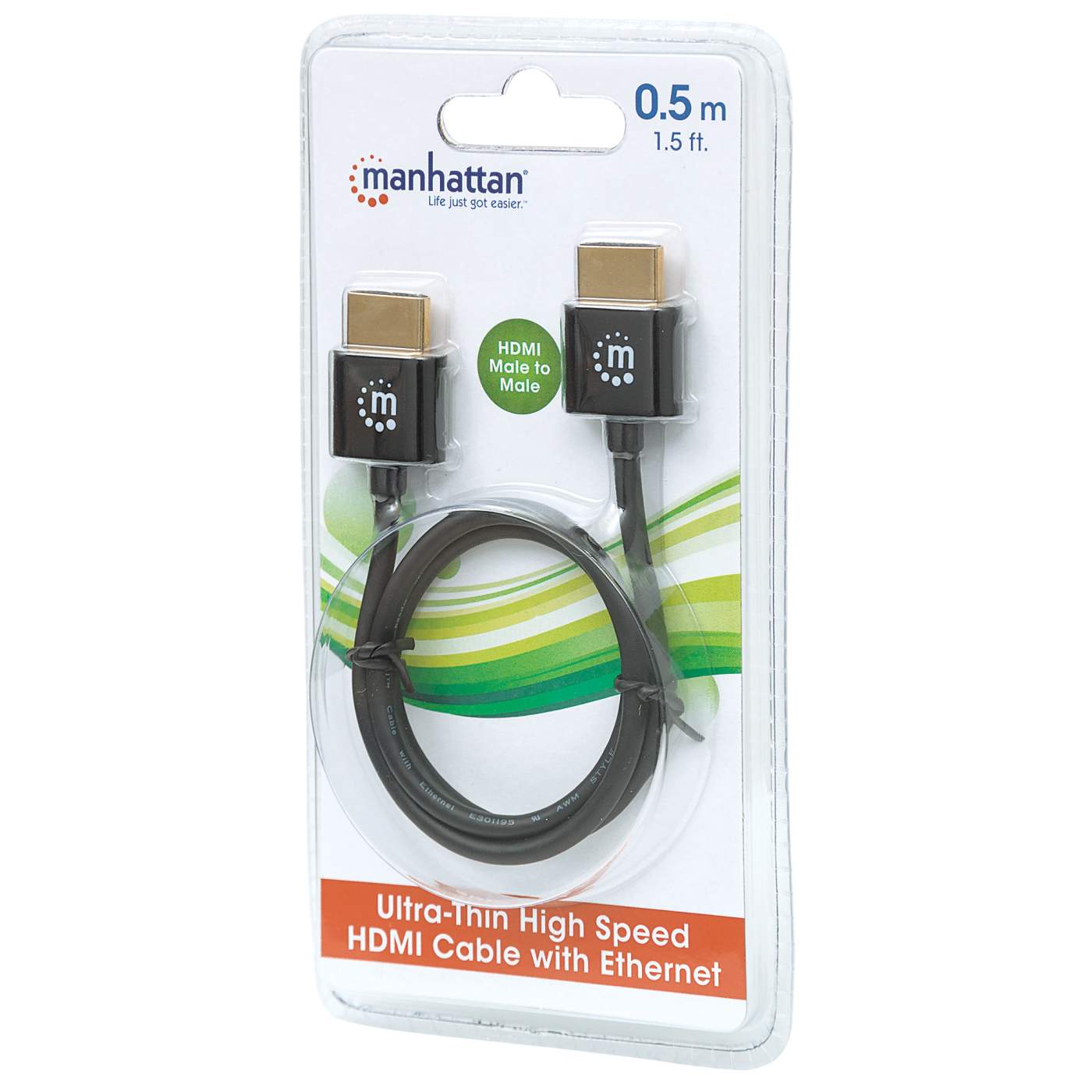 Superdünnes High Speed HDMI-Kabel mit Ethernet-Kanal Packaging Image 2