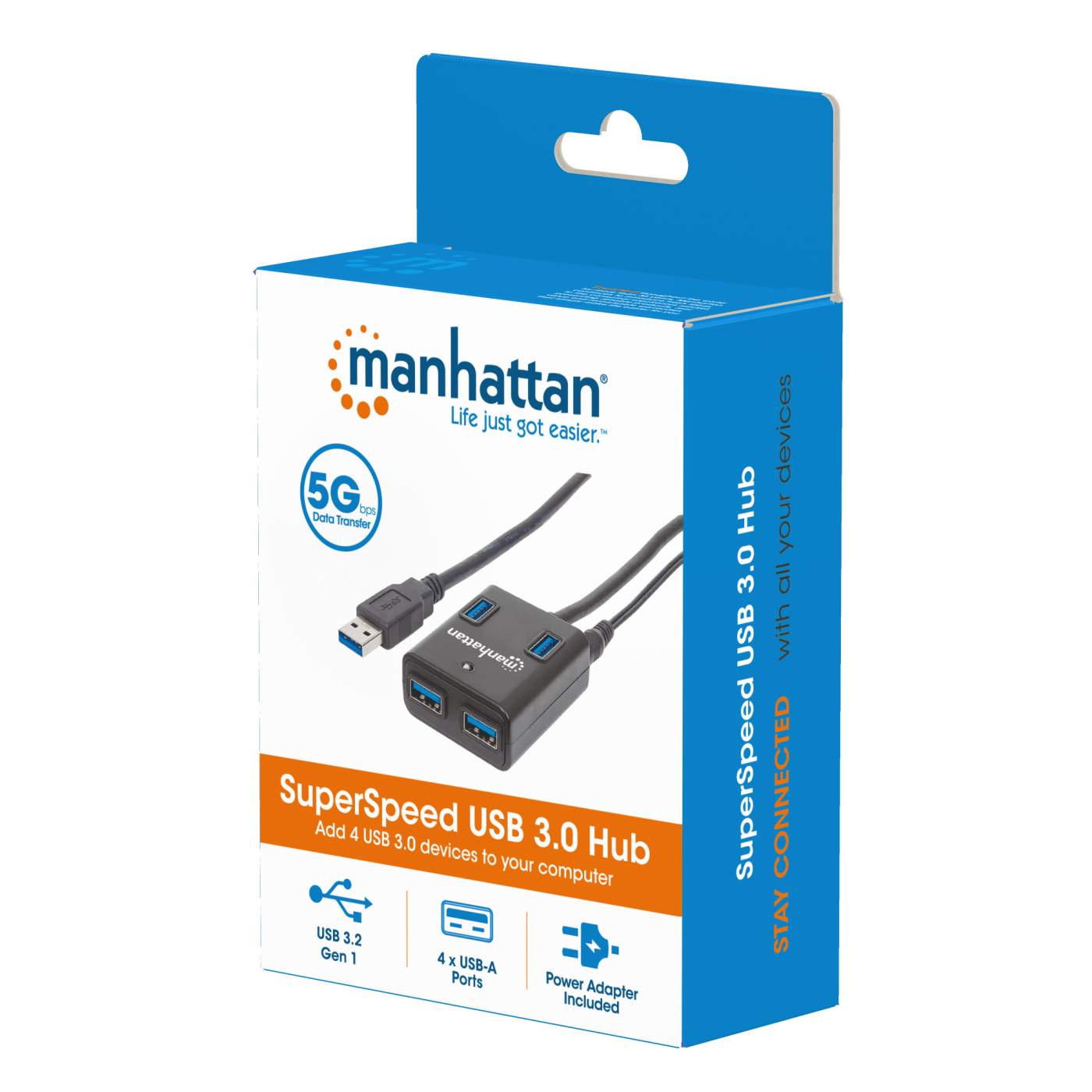 4-Port USB 3.0 Typ-A Hub Packaging Image 2