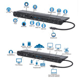 USB-C 11-in-1-Dockingstation mit MST für drei Monitore Image 15