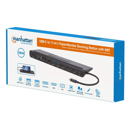 USB-C 11-in-1-Dockingstation mit MST für drei Monitore Packaging Image 2