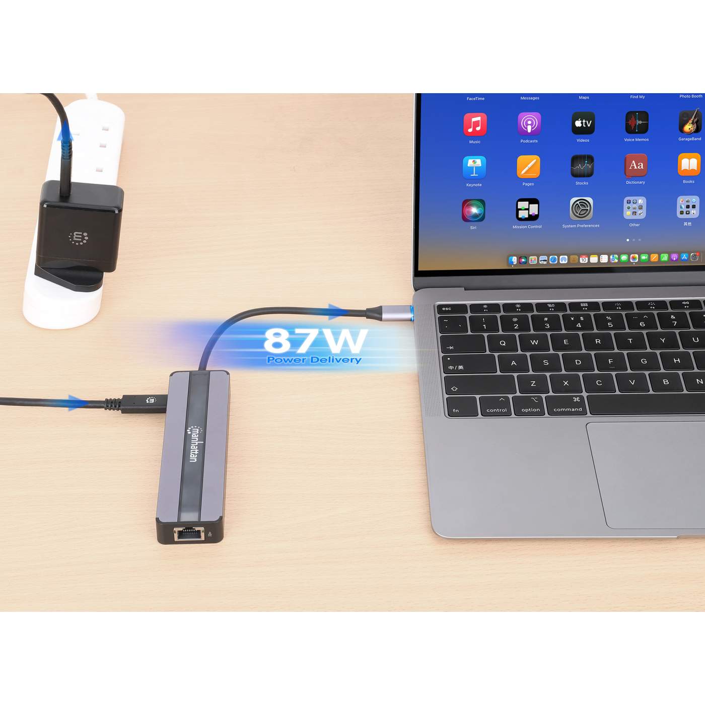 USB-C 7-in-1-Dockingstation mit Power Delivery Image 8