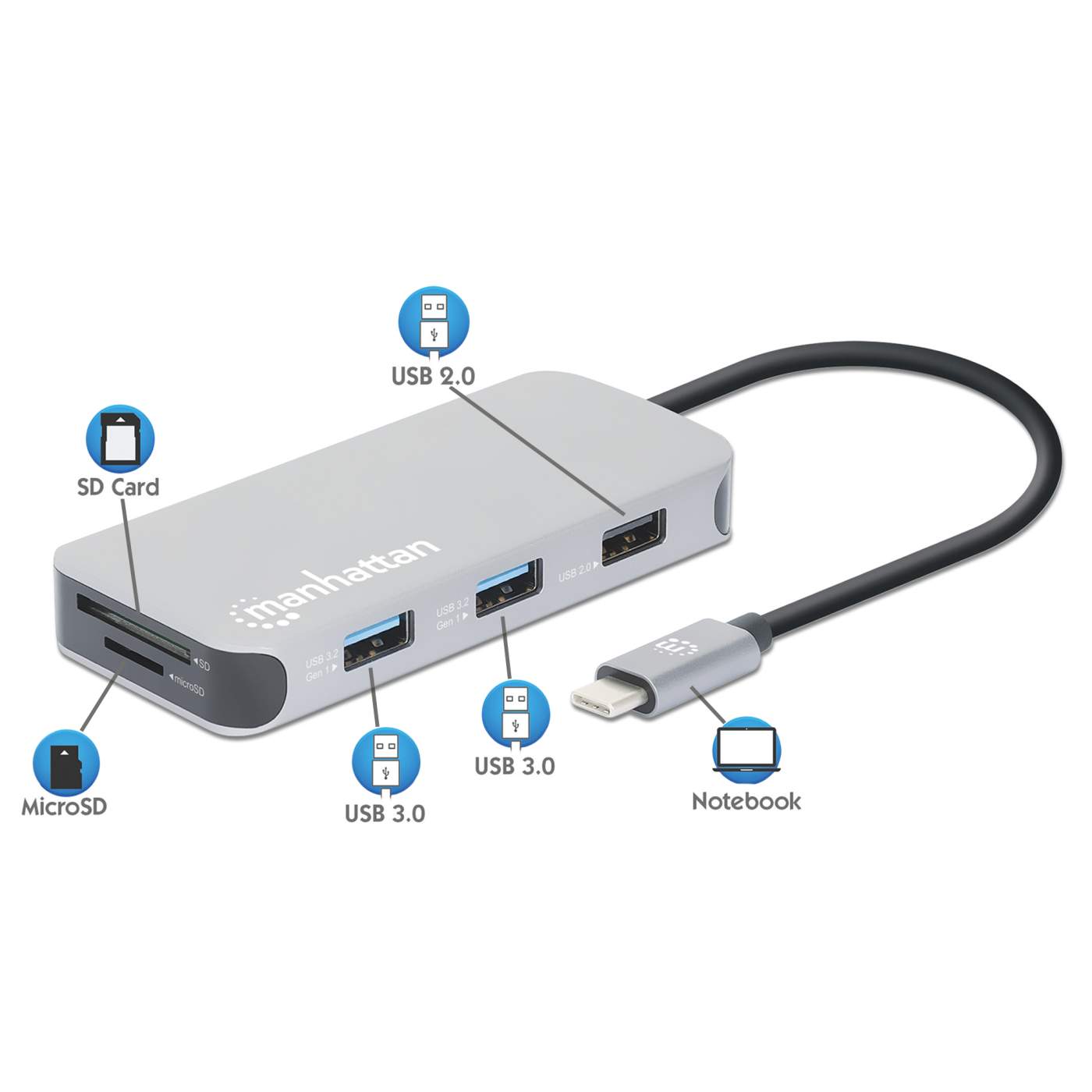 USB-C 8-in-1-Dockingstation mit Power Delivery Image 12