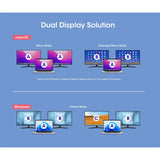 USB-C PD 10-in-1 Dual-Monitor 8K Dockingstation / Multiport-Hub Image 12