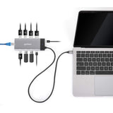 USB-C PD 10-in-1 Dual-Monitor 8K Dockingstation / Multiport-Hub Image 8