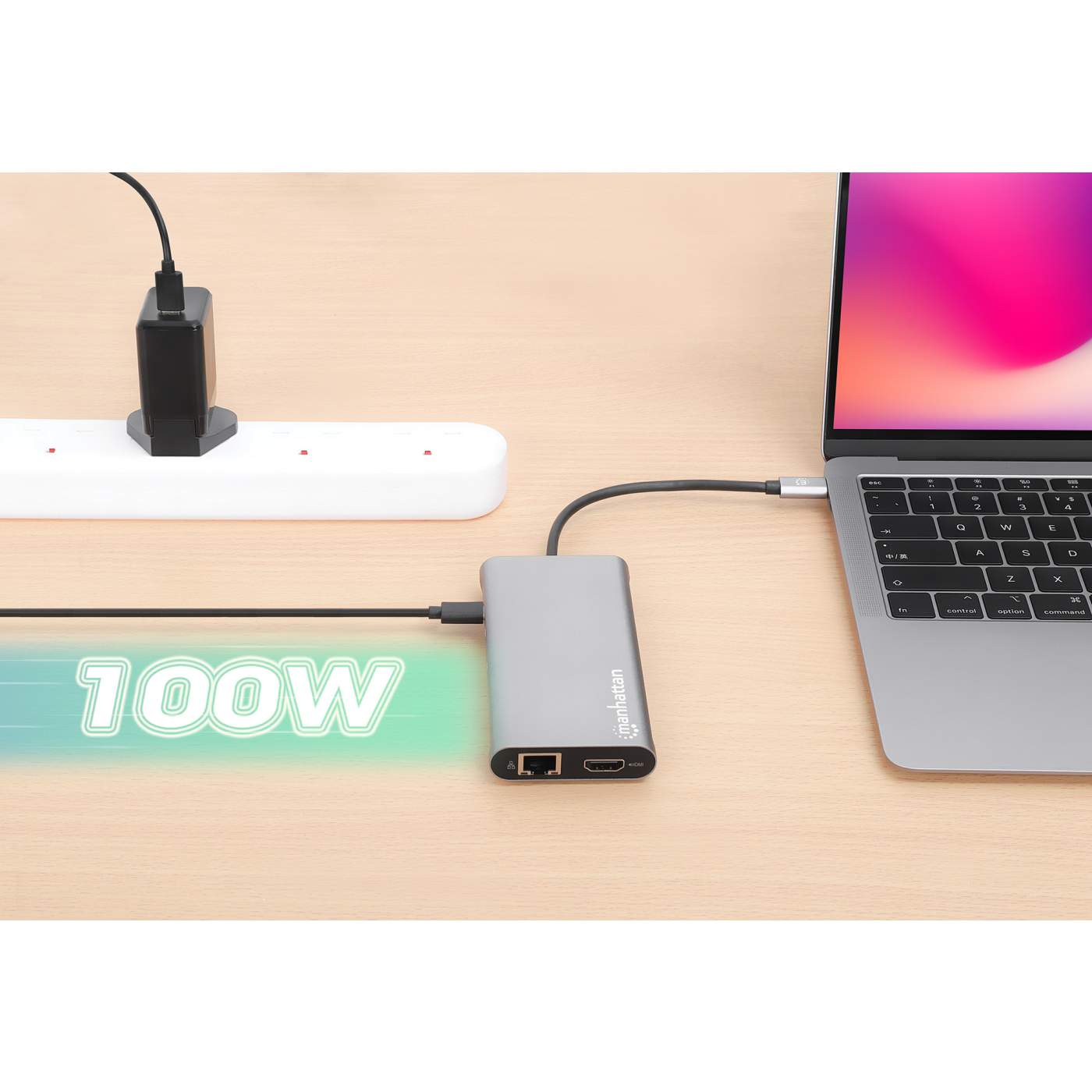 USB-C PD 12-in-1-Dockingstation mit MST für drei HDMI-Monitore Image 11