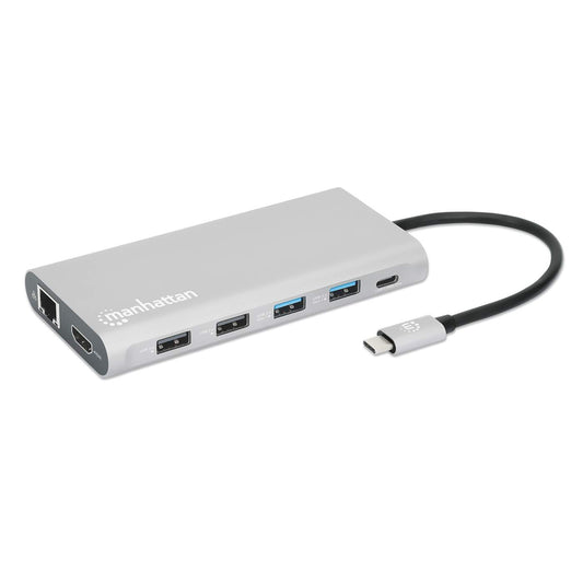 USB-C PD 12-in-1-Dockingstation mit MST für drei HDMI-Monitore Image 1