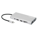 USB-C PD 12-in-1-Dockingstation mit MST für drei HDMI-Monitore Image 3