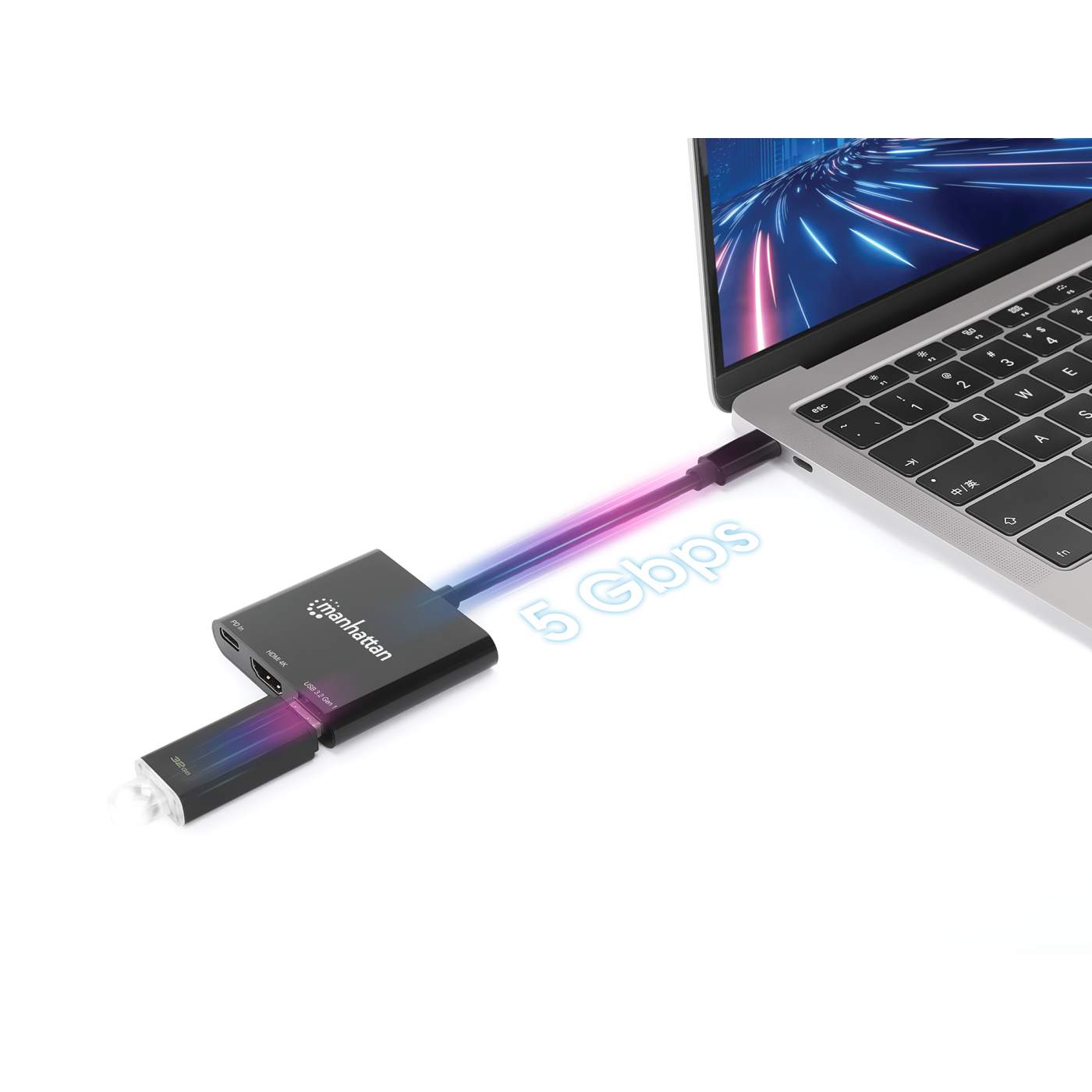 USB-C auf HDMI 3-in-1 Docking-Konverter mit Power Delivery Image 6