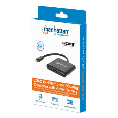 USB-C auf HDMI 3-in-1 Docking-Konverter mit Power Delivery Packaging Image 2