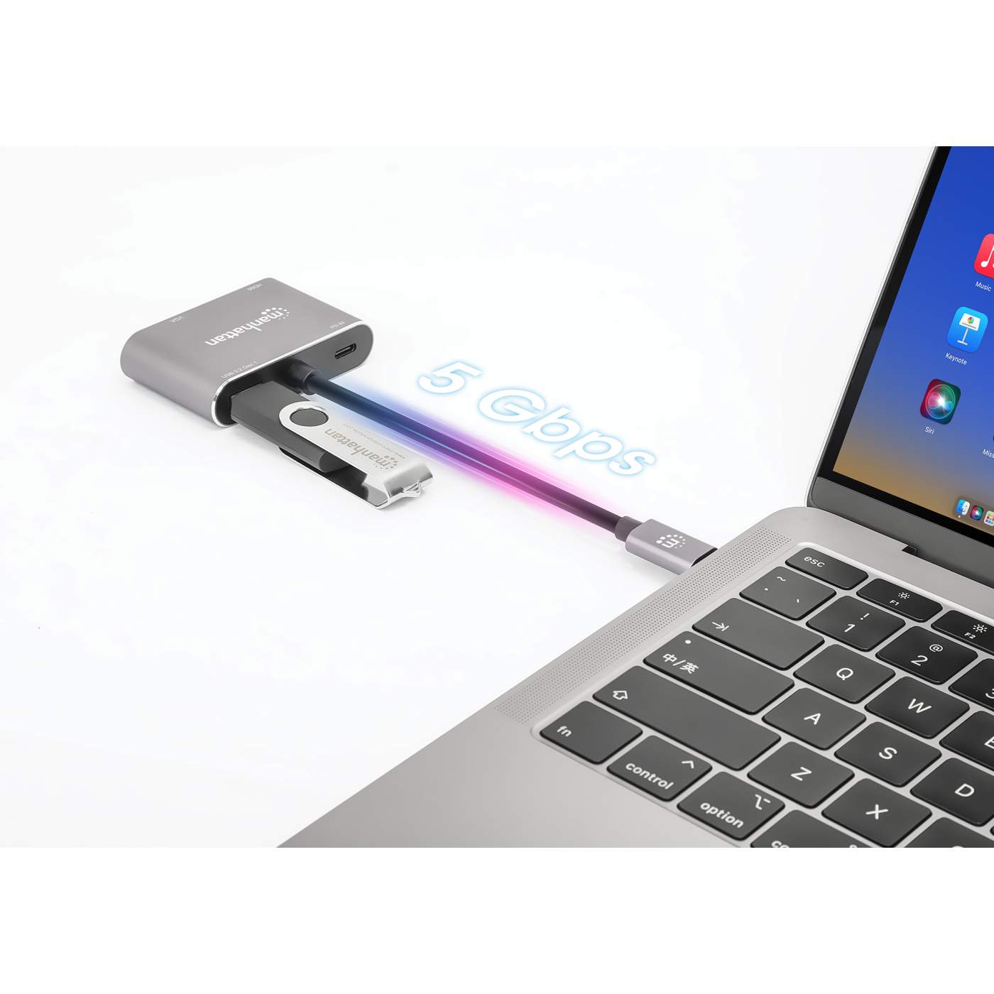 USB-C auf HDMI & VGA 4-in-1 Docking-Konverter mit Power Delivery Image 8